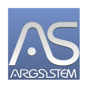 Logo design and visual identity of Arg System printing machine import company by afaghdesign