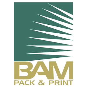 Logo design and visual identity of Kharma Bam export packaging company by afaghdesign
