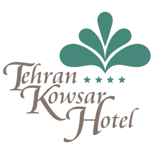 Logo design and visual identity of Kausar Hotel in Tehran by afaghdesign